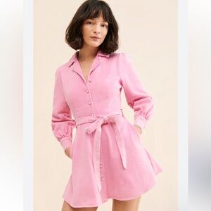 Olivia Rubin Simone Denim Mini Dress - Medium